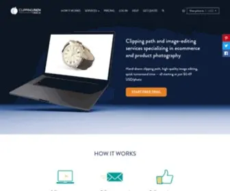 Clippingpath.com(Clipping Path Service Provider) Screenshot