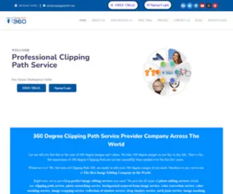 Clippingpath360.com(Clippingpath 360) Screenshot