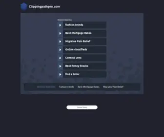 Clippingpathpro.com(Clippingpathpro) Screenshot