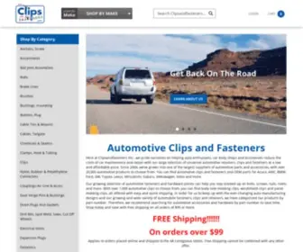 Clipsandfasteners.com(Automotive Retainers) Screenshot