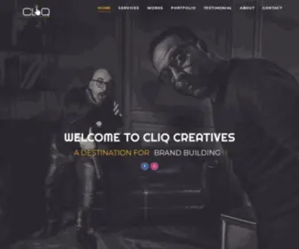 CliqCreatives.com(CliqCreatives) Screenshot