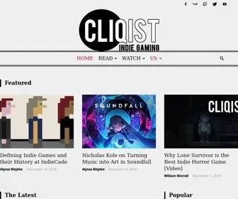 Cliqist.com(Home) Screenshot