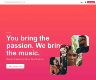 CliqPlus.com(Discover New Music) Screenshot