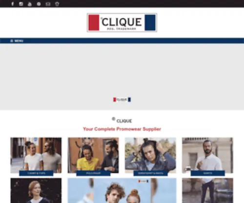 Clique-Promowear.it(Clique abbigliamento) Screenshot