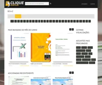 Cliqueapostilas.com.br(Clique Apostilas) Screenshot