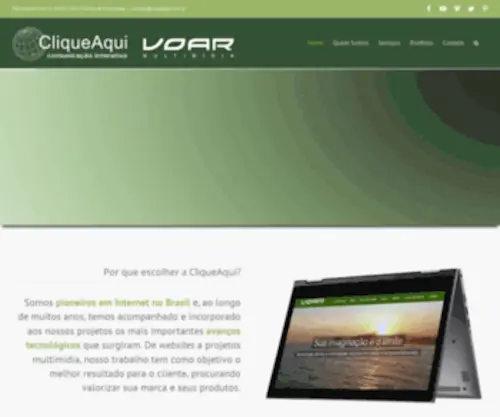 Cliqueaqui.com.br(CliqueAqui Comunicação Interativa) Screenshot