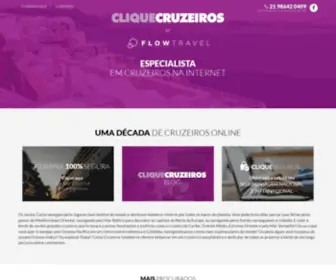 Cliquecruzeiros.com.br(Buscador de cruzeiros online) Screenshot