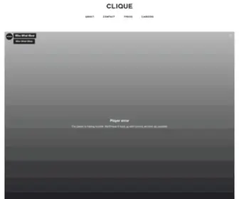 Cliqueinc.com(Clique) Screenshot