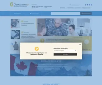 CliquezJustice.ca(Information juridique en fran) Screenshot