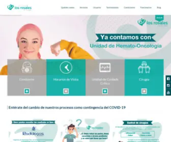 Clirosales.com(Clinica Los Rosales) Screenshot