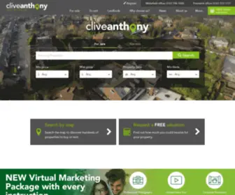 Cliveanthony.co.uk(Clive Anthony Estate Agents In Prestwich And Whitefield) Screenshot