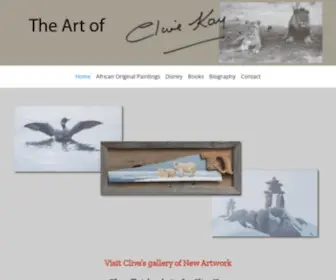 Clivekay-Artist.com(Art of Clive Kay) Screenshot