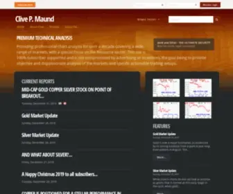 Clivemaund.com(Clive Maund Technical Analysis) Screenshot