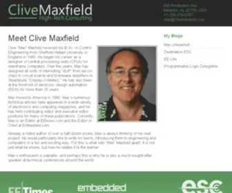 Clivemaxfield.com(High-Tech Consulting) Screenshot