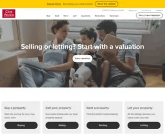 Clivewatkin.com(Clive Watkin Estate and Letting Agents) Screenshot