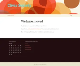 Cliviasociety.org(Clivia Society) Screenshot