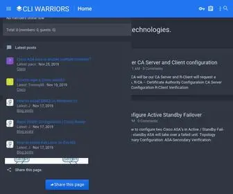 Cliwarriors.com(CLI Warriors Forum) Screenshot