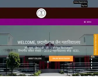 Cljaincollege.org(Cljaincollege) Screenshot