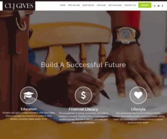 CLjgives.org(Clj gives) Screenshot