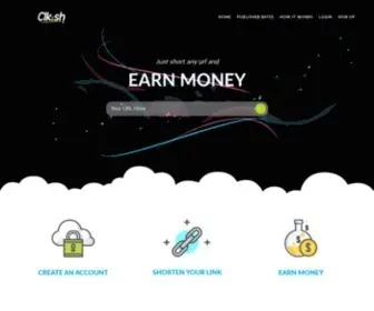 CLK.sh(Best URL Shortener to Make Money) Screenshot