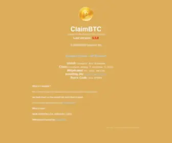 Cllaimbtc.fun(Домен) Screenshot