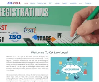 CLlcell.com(CA in Jaipur) Screenshot