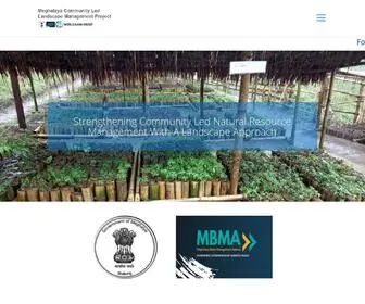 CLLMP.com(Meghalaya Community Led Landscape Management Project) Screenshot