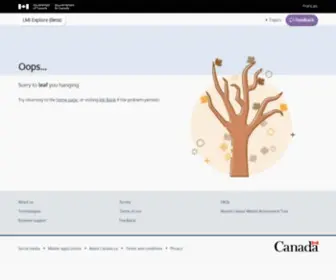 Clmi-Explore-ICMT.ca(CLMI Explore) Screenshot