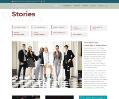 CLmlifestyles.com(The Lifestyle Magazine Of The Carolinas) Screenshot