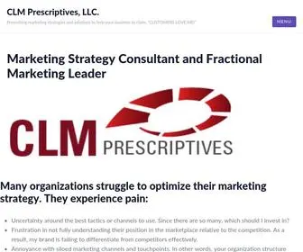 CLMprescriptives.com(Marketing Strategy Consultant and Fractional Marketing Leader) Screenshot