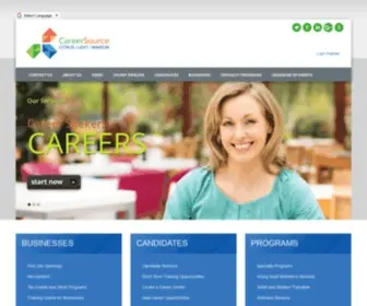 CLmworkforce.com(CareerSource Citrus Levy Marion) Screenshot