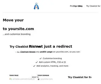 Cloak.ist(Custom domains) Screenshot