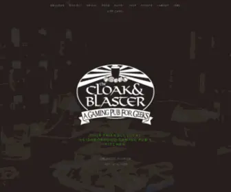 Cloakandblaster.com(The Cloak & Blaster) Screenshot