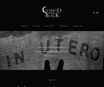 Cloakedinblack.com(C l o a k e d) Screenshot