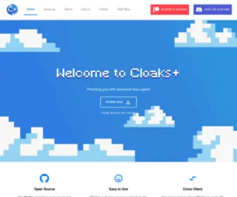 Cloaksplus.com(Free HD Minecraft Capes) Screenshot