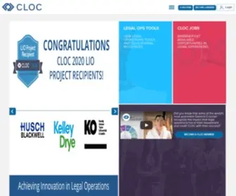 Cloc.org(What is legal operations) Screenshot