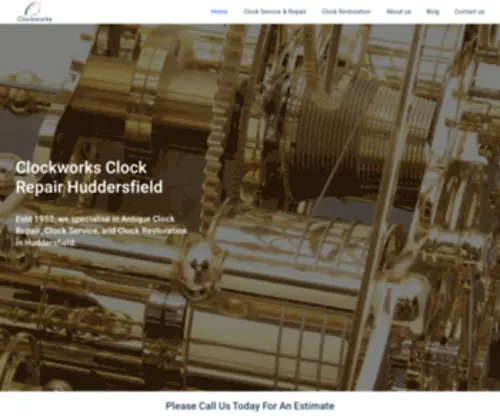 Clock-Repair-Huddersfield.co.uk(Clock Repair Huddersfield) Screenshot