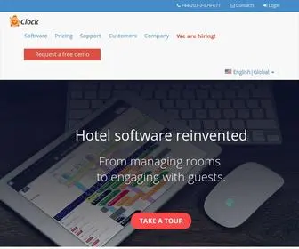 Clock-Software.com(Hotel management system from A to Z) Screenshot