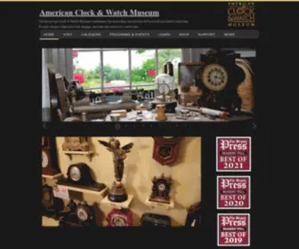 Clockandwatchmuseum.org(American Clock & Watch Museum) Screenshot