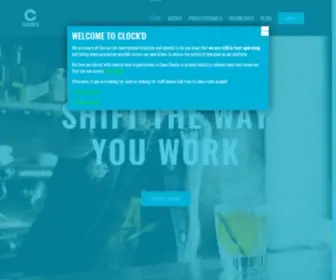 Clockd.com(The Job Hunt Sucks. The Clock'd app) Screenshot