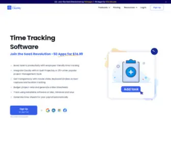 Clockly.com(Time Tracking) Screenshot