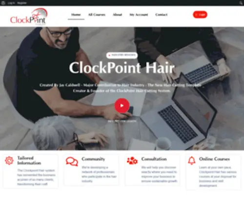 Clockpointhair.com(Maintenance mode) Screenshot