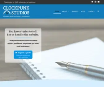 Clockpunkstudios.com(Clockpunk Studios) Screenshot