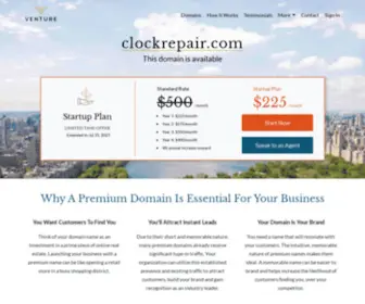 Clockrepair.com(Venture) Screenshot