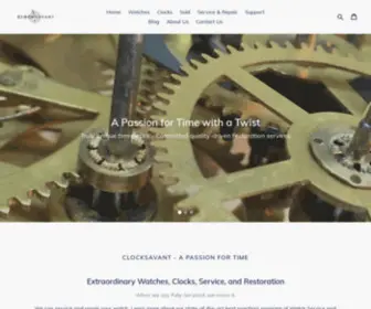 Clocksavant.com(ClockSavant Vintage & Modern Watches) Screenshot