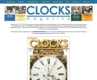 Clocksmagazine.com(CLOCKS MAGAZINE) Screenshot