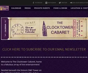 Clocktowercabaret.com(Clocktower Entertainment) Screenshot