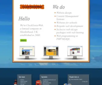 Clocktowerweb.co.uk(Web design in Maidenhead) Screenshot