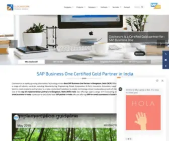 Clockwork.in(SAP Business One Partner in India) Screenshot