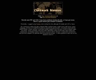Clockworkmansion.com(Clockwork Mansion) Screenshot